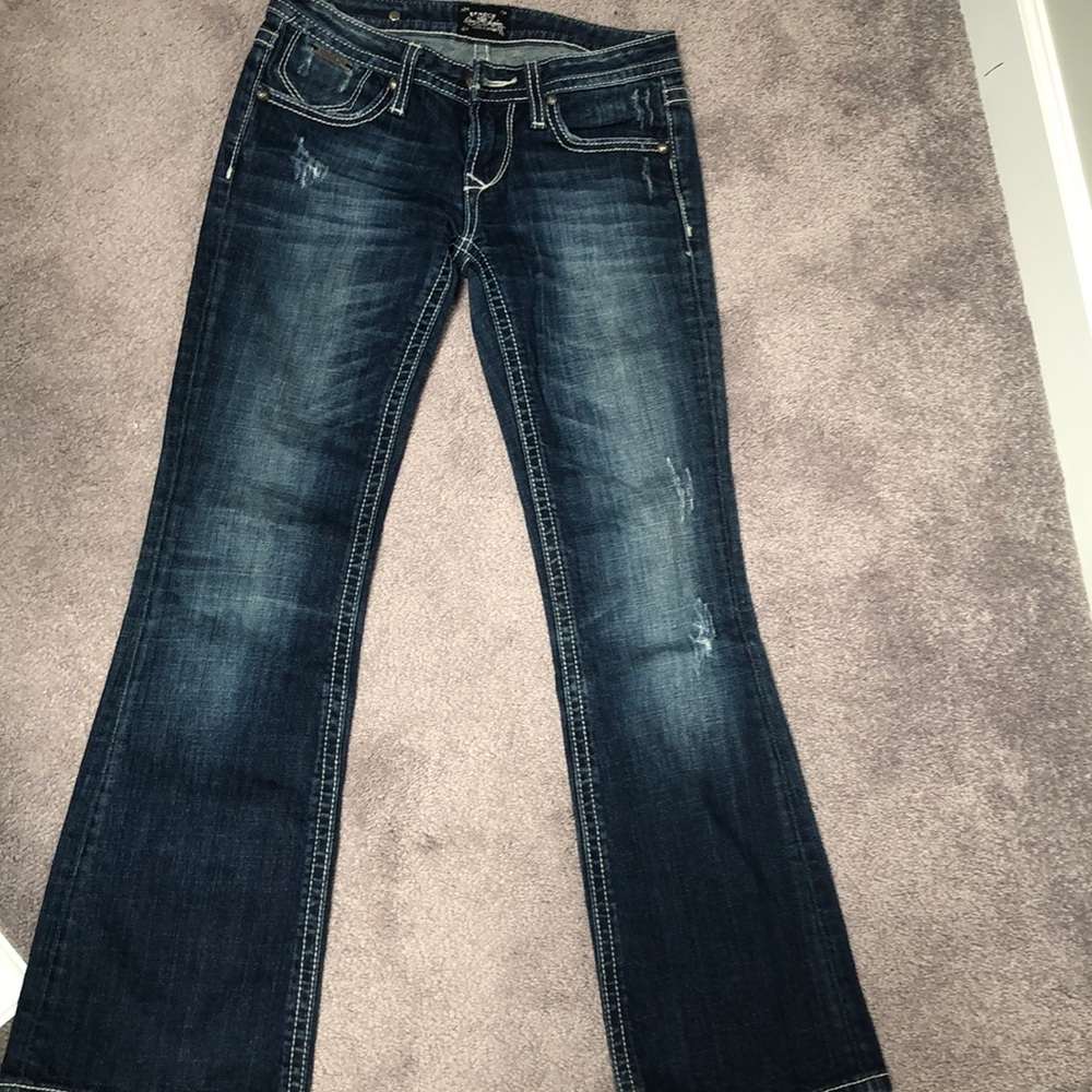 Express boot cut jeans